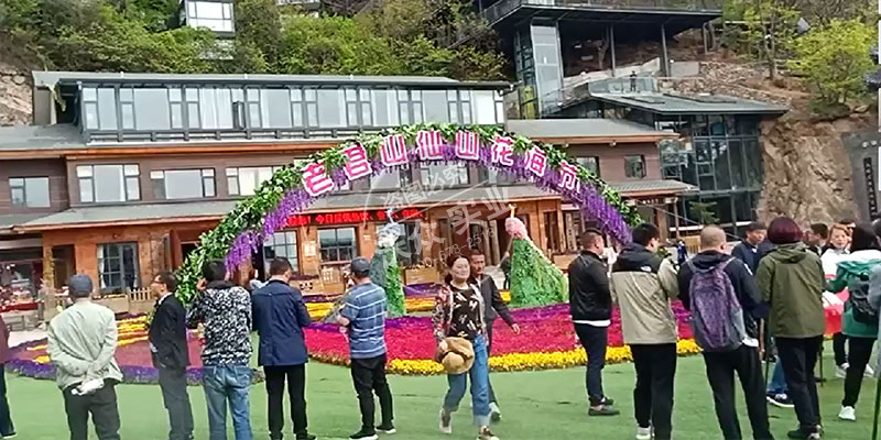 老君山花廊霧森造景項目